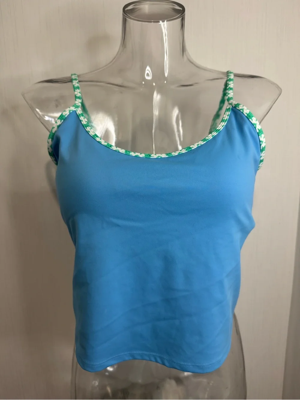 Roller Rabbit x Target Swim Top. Blue/Green. Large. - Picture 2 of 6